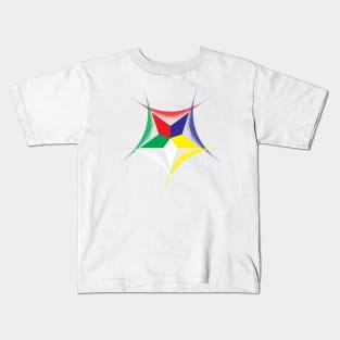 Star symbol inspired by Eastern Star logo Kids T-Shirt